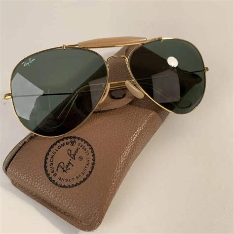 silver ray ban case fake